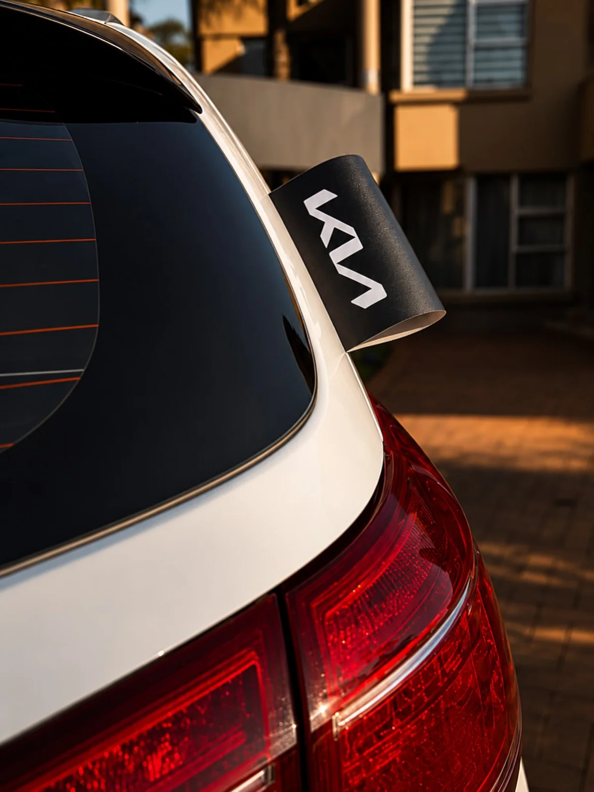 Fitting an AeroTag to a window trim